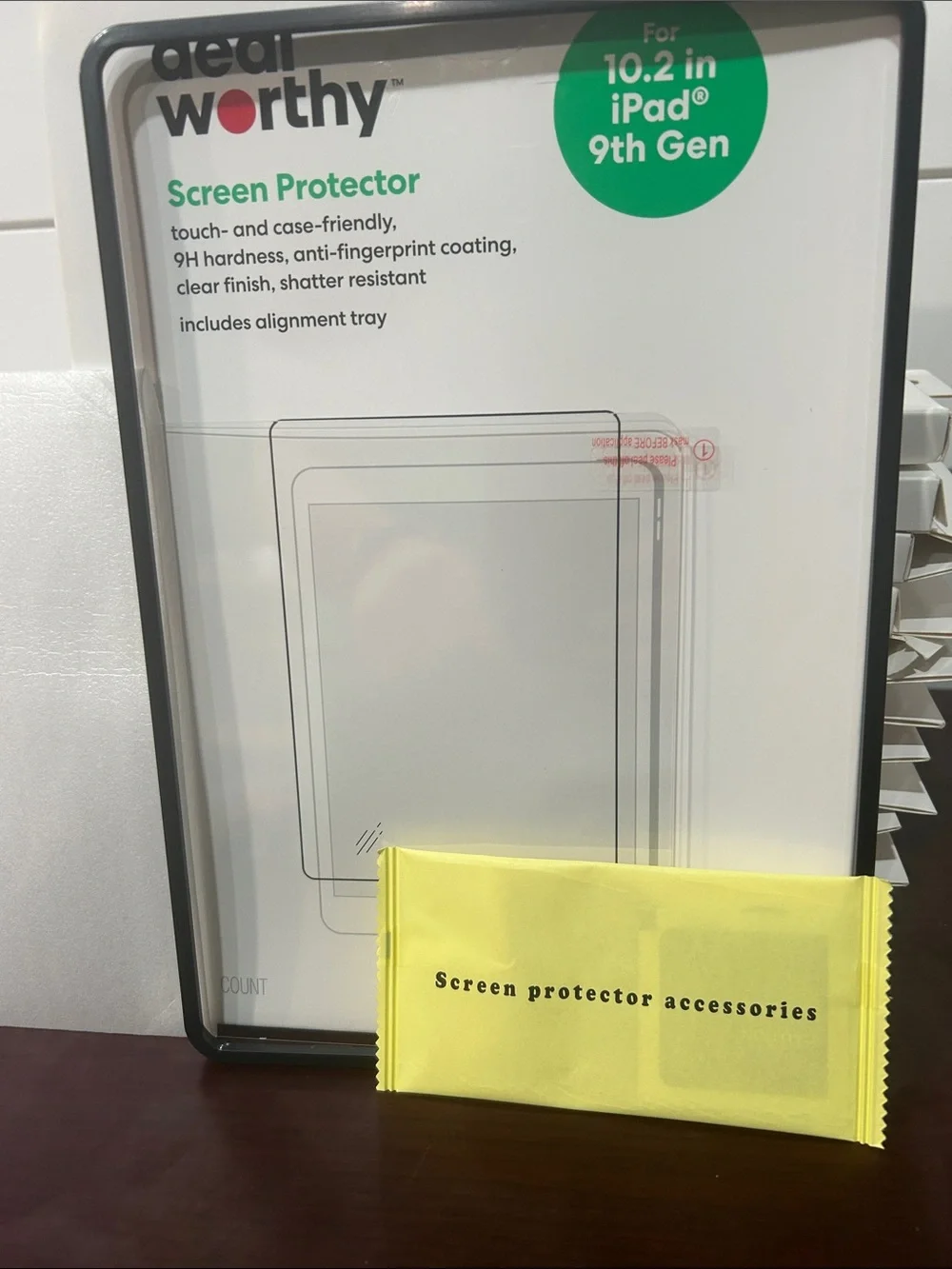 Deal Worthy Clear Screen Protector for 10.2in iPad (9th Gen) - Clear